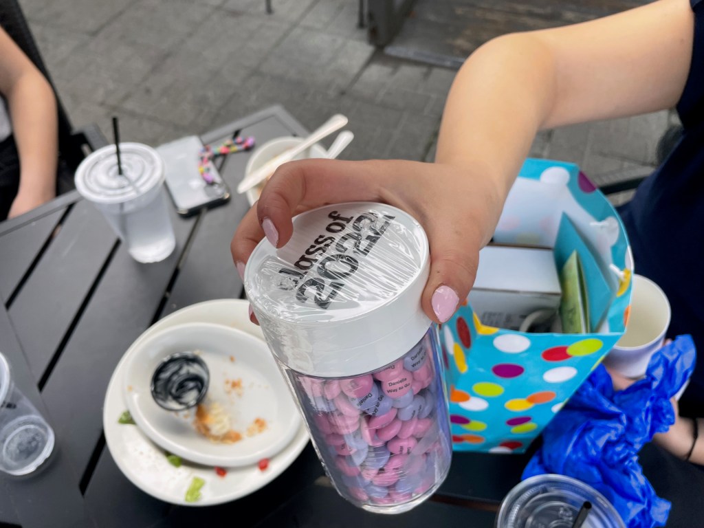 Personalized graduation M&Ms