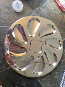 Oyster tray for serving