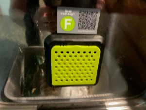 Garbage can air freshener