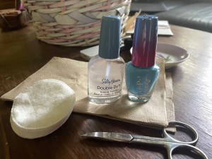 Nail polish for my pedicure- base and top coat too