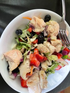 Strawberry poppyseed salad