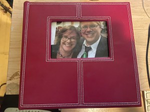 First anniversary scrapbook