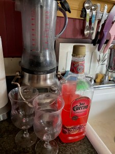 Margarita mix ready for blender