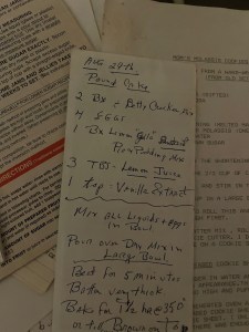 Recipes for scrapbook