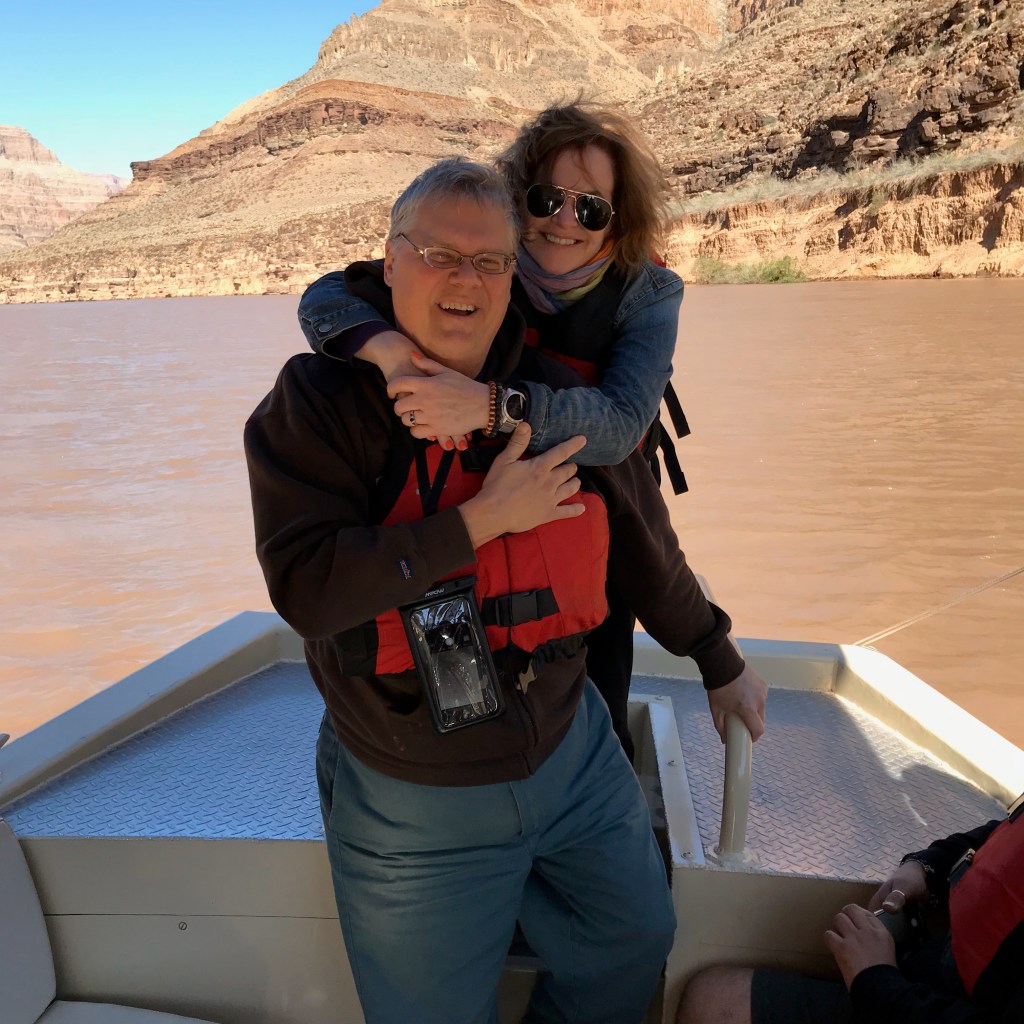 Boat ride on Colorado River