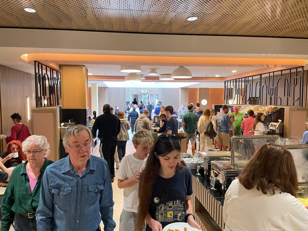 Huge breakfast buffet at Hotel Riu