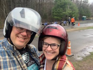 Four wheeling with husband