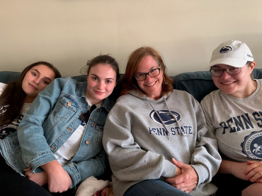 Me and my daughters in Penn State gear