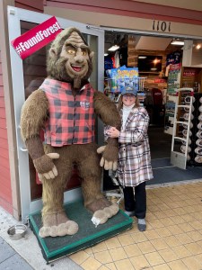 Shopping in Seattle with Big Foot