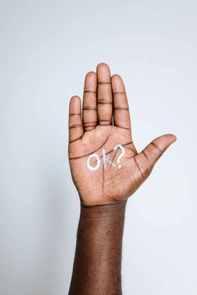 Hand with ok?