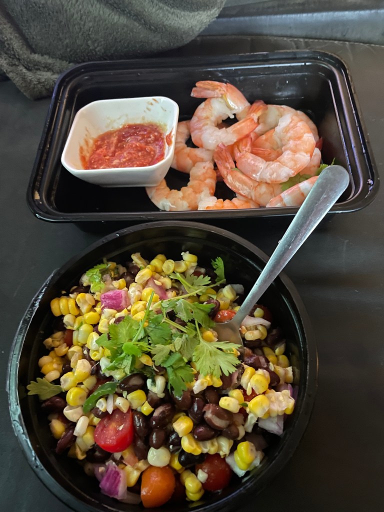 Corn and black bean salad