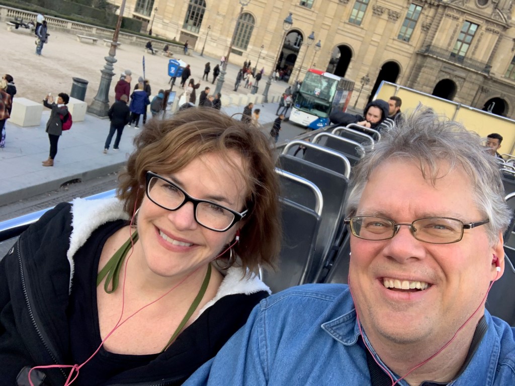 Hop on hop off bus in Paris