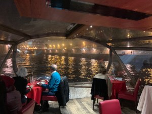 Dinner cruise on Seine
