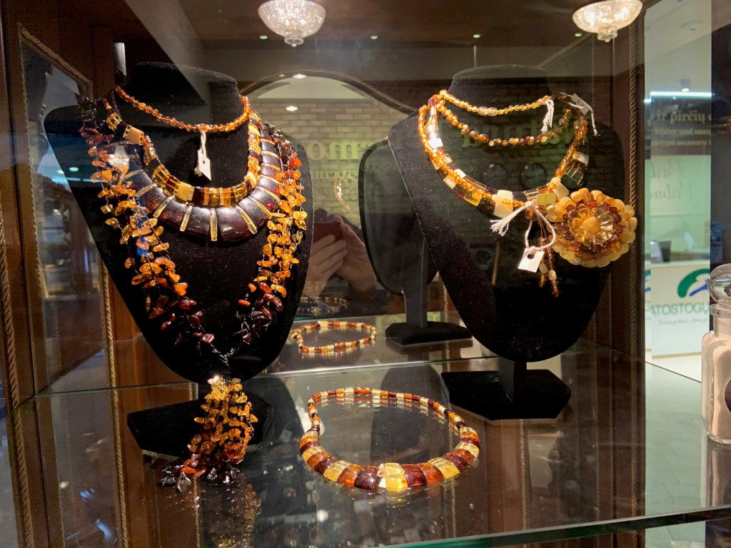 Selling amber jewelry