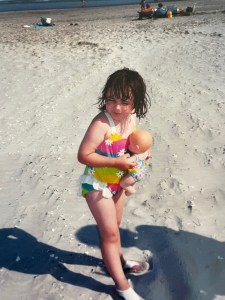 Taking baby to the beach