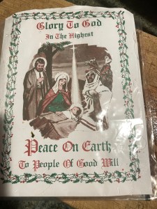 Breaking bread before meal