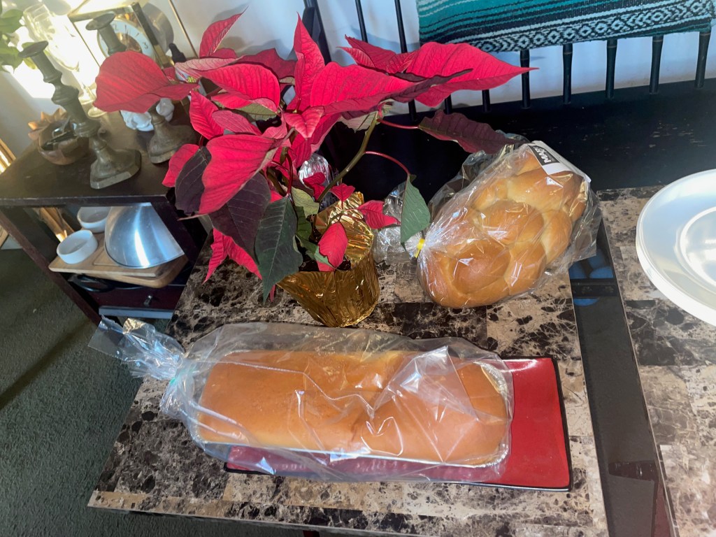 Challah and nut roll