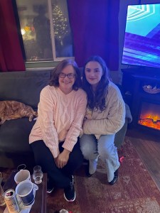 Author and youngest daughter