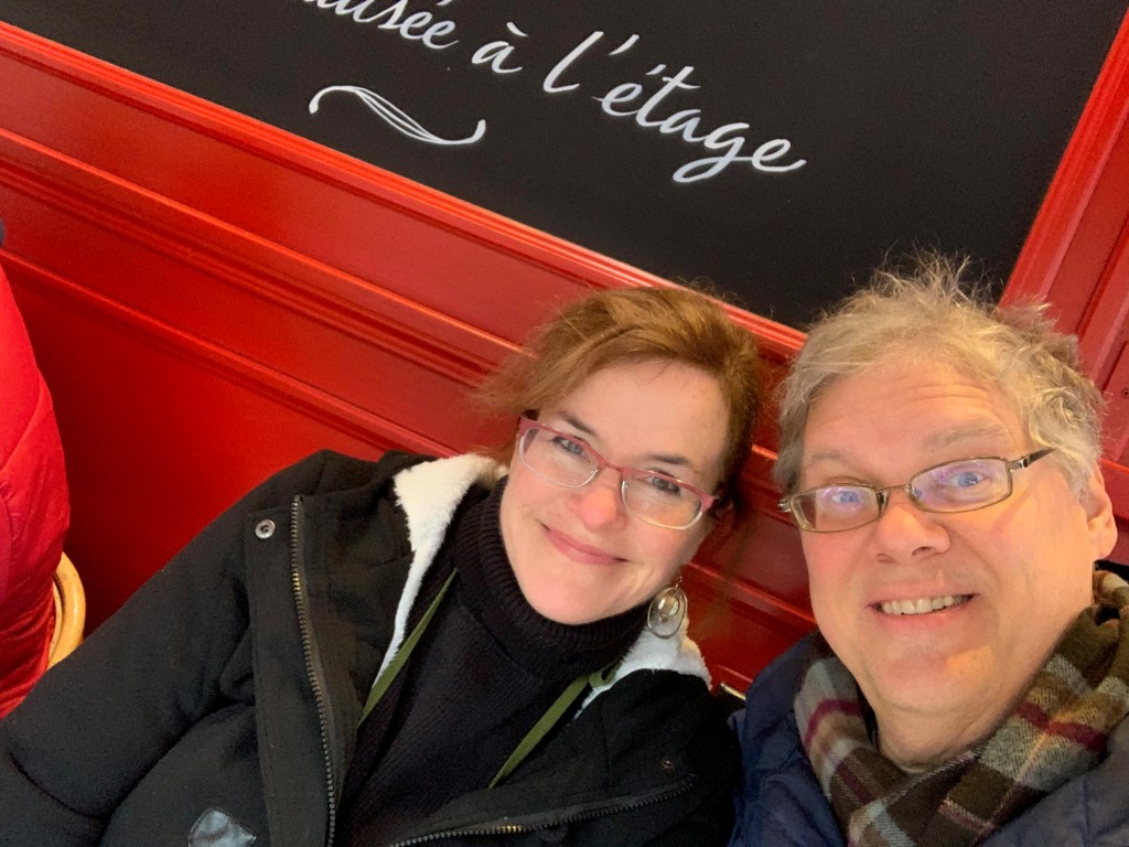 Author and husband enjoying outings!